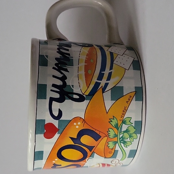 Vintage 1999 Soups On Ceramic Cup Coffee Mug By Cheryl Ann Design - Picture 4 of 16